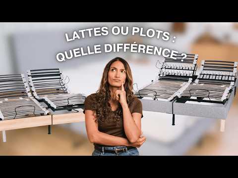 Lit électrique : quelle différence entre les lattes et les plots ? - [LA RÉPONSE FAITE POUR VOUS]