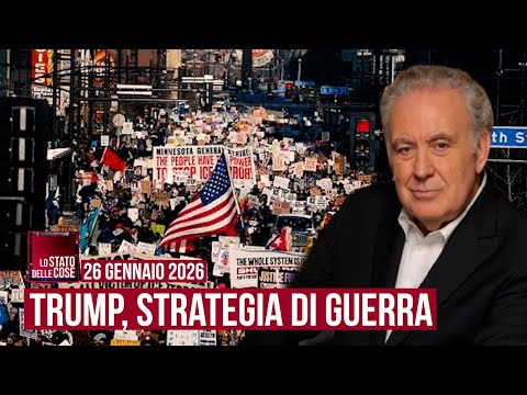 Trump, strategia di guerra. Michele Santoro a "Lo Stato delle Cose"