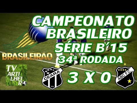 [Série B '15] Ceará SC 3 X 0 ABC FC - Melhores Momentos - TV ARTILHEIRO