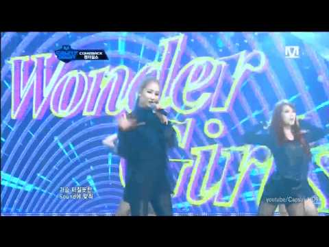 111117 Wonder Girls - G.N.O.@ Comeback Stage