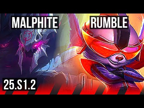 MALPHITE vs RUMBLE (TOP) | NA Master | 25.S1.2