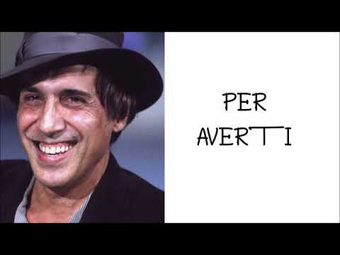 PER AVERTI ❤-ADRIANO CELENTANO-CON TESTO 🎤(with lyrics)🎤♫♫ [1999]
