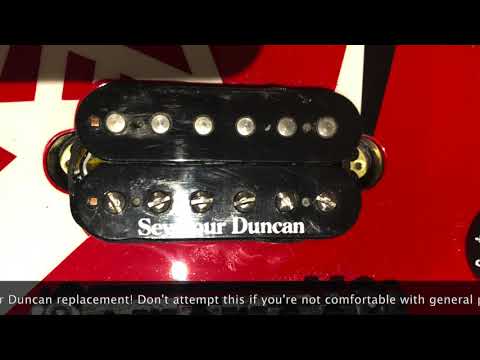 Fitting a Seymour Duncan SH-11 Custom Custom to an EVH Wolfgang Baseplate