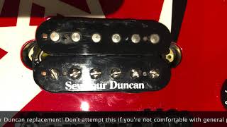 Video thumbnail for Fitting a Seymour Duncan SH-11 Custom Custom to an EVH Wolfgang Baseplate by Stuart Neville