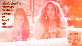 Nicki Minaj ft Beyonce Feeling Myself Vs Jay Z Big Pimpin Mashup Battle