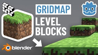 Godot 4 GridMap: How to Make Level Blocks & Mesh libraries in Blender – Easy Tutorial