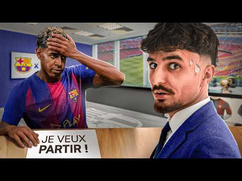 😨 I'M BECOMING THE SPORTING DIRECTOR OF FC BARCELONA!!! (Champions League objective)