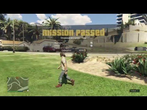 Grand Theft Auto V - 100% Walkthrough Part 117 [PS4] – Vinewood Souvenirs - Tyler