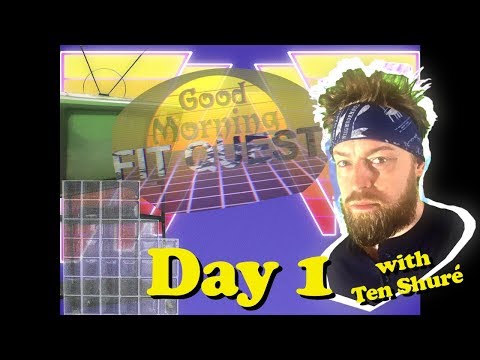 Good Morning Fit Quest - Day 1 BEGINNER no gym workout