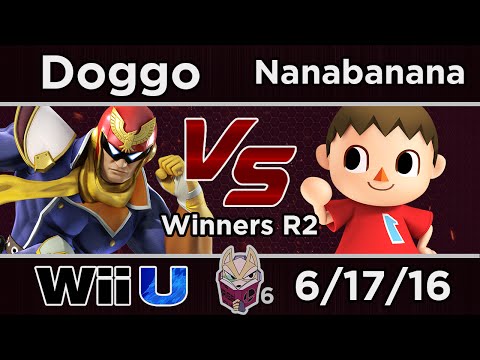 The Briggs House 6 - Doggo (C.Falc) Vs. Nanabanana (Villager, Ness) SSB4 R2 - Smash 4