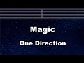 Practice Karaoke♬ Magic - One Direction 【No Guide Melody】 Instrumental, Lyric, BGM