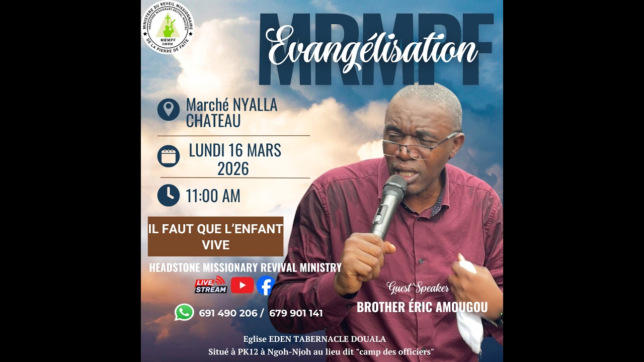 [ÉVANGÉLISATION] "IL FAUT QUE L'ENFANT VIVE !"| Fr Jean Marcel ERIC AMOUGOU EKOMAN