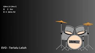 Download lagu Evo -Terlalu lelah ( Drum Bass ) chord gitar & lirik mp3