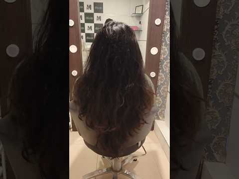 hair spa before and after...