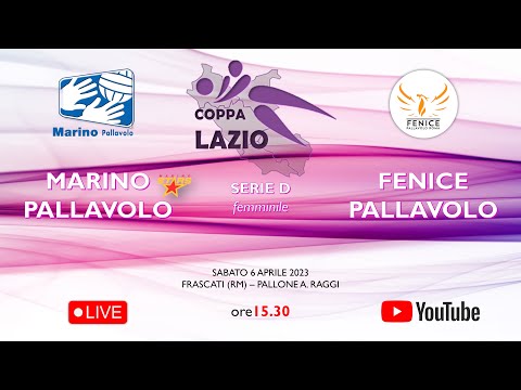 Finale 1-2 posto Coppa Lazio DF: Marino Pallavolo Stars - Fenice Pallavolo Roma
