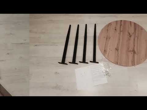 Миниатюра изображения товара Обеденный стол Tetchair Uranus (дуб вотан/черный)