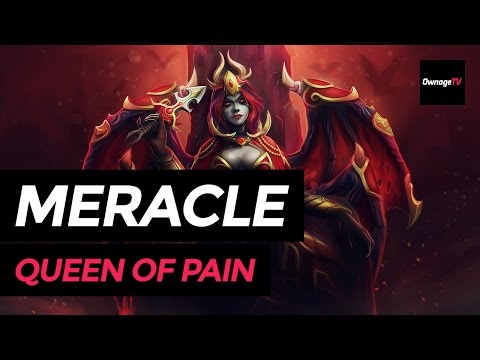 MERACLE Queen of Pain - Dota 2 Highlights // Ranked Match