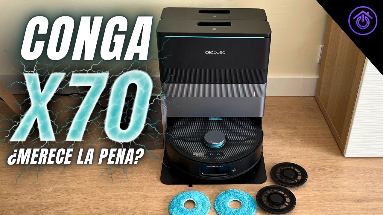 Silvia Jiménez probando el Conga X70 en Hogarsys