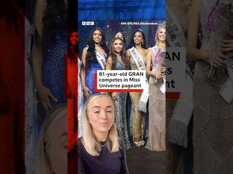Watch the video | Grandmother, 81, competes in Miss Universe pageant. #MissUniverse #BBCNews