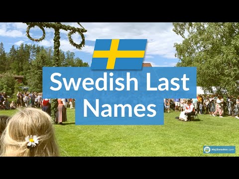 Top 10 Common Swedish LAST NAMES/SURNAMES