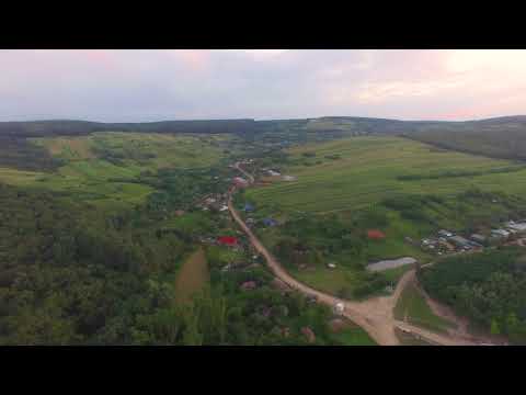 Satul Bursuci vazut de sus