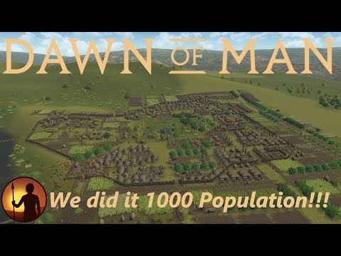 Dawn Of Man -- Realistic Stone Age -- 1000 Population Challenge -- Ep44