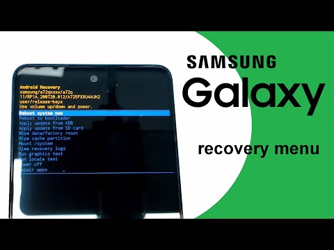 Samsung Galaxy A72 - Recovery Menu / Factory reset 2022