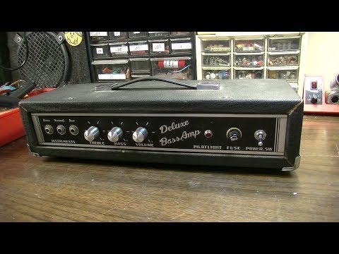 70s "Deluxe Bass Amp" -  Who Made It? Is It Worth Repairing?