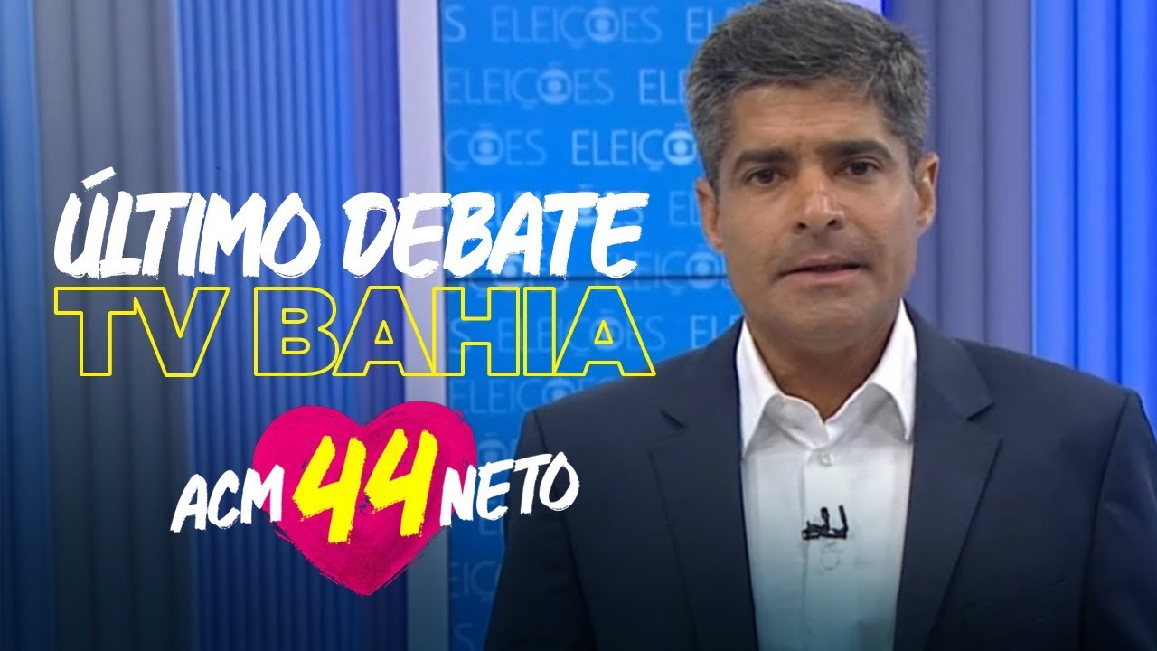 ACM Neto 44 - Último debate do segundo turno - TV Bahia