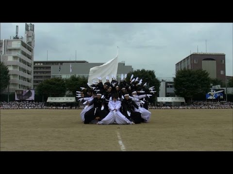 熊本高校体育祭応援団白団本公演　２０１４年