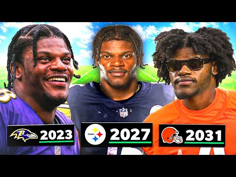 I Played the ENTIRE Career of LAMAR JACKSON!