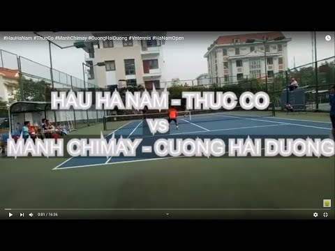 Hau Ha Nam 870 - Thuc Co 🆚 Manh Chimay 775 - Cuong Hai Duong 🎾 Vntennis - Ha Nam Open