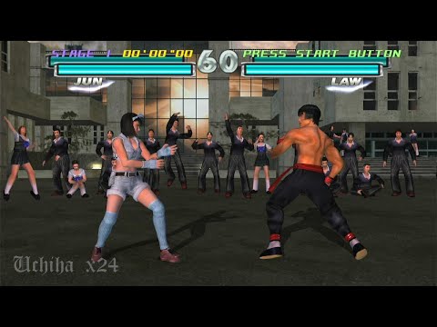 L7 07 Jun Kazama y Julia vs Law y Kunimitsu -  Tekken Tag HD PS3 ( Uchiha x24 )