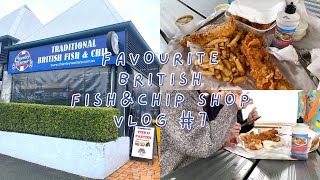 Vlog #7 オーストラリア・ブリスベンでイギリス式フィッシュ&チップス　シーサイドでランチ