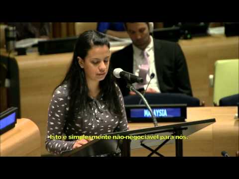 Engajmundo - Discurso na Assembléia Geral da ONU