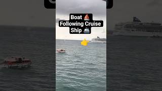 😵‍💫🔥CRUISE SHIP BIGGER THAN BOAT #viewersloverviews #sea #travel #shorts #cruiseship