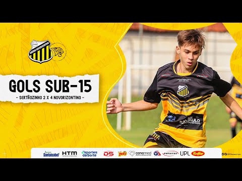 Gols - Sertãozinho 2x4 Novorizontino / Paulista Sub-15