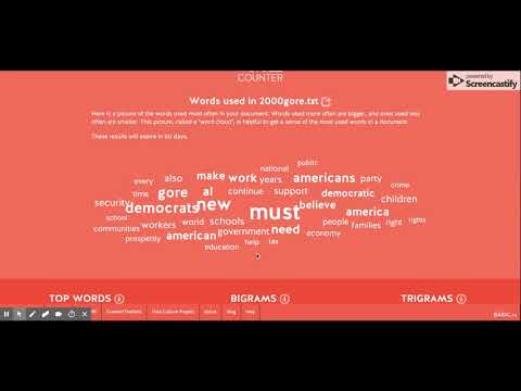 Introduction to Computational Text Analysis with Web-Browser Tools