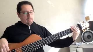 Spokes (Allan Holdsworth) Jimmy Johnson Bass cover