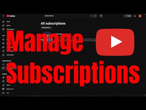 How to Manage YouTube Subscriptions [2026]