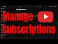How To Manage YouTube Subscriptions 2026