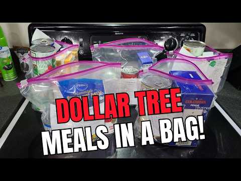 5 Meals in a Bag From Dollar Tree!