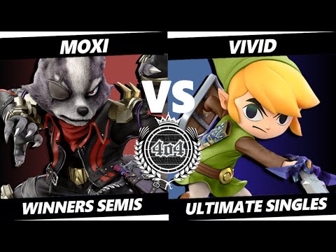 4o4 Smash Night 76 - moxi (Wolf) vs YMHB| Vivid (Toon Link) - Winners Semi-Final