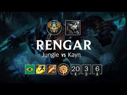 Rengar Jungle vs Kayn - BR Challenger Patch 8.18