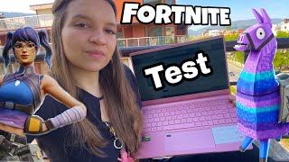 MSI Prestige 14 EVO Gaming Test with GTX 1650 Max-Q - Fortnite, Full HD
