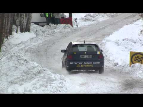 Artur OKAS / Wojciech Bochenek Opel Astra GSI - zimowy Wyścig "Bukowa" 2012-02-19