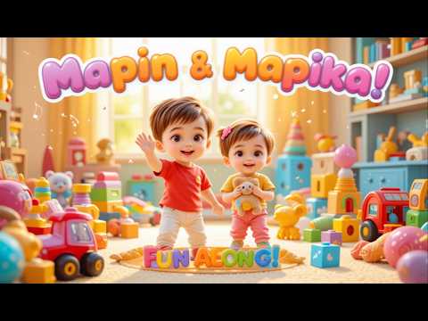 Mapin & Mapika - Playing with Toys! 🎶 Fun Animated Kids Song | 3D Pixar-Level Animation