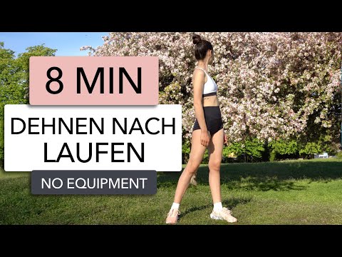 8 MIN DEHNEN NACH LAUFEN | COOL DOWN FÜR LÄUFER