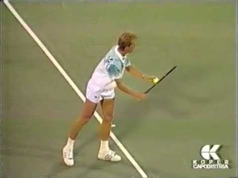 US Open 1989 4R Connors vs Edberg