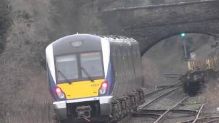 preview picture of video 'NIR railways class 4000 (4004) @ Antrim 4/1/2015'